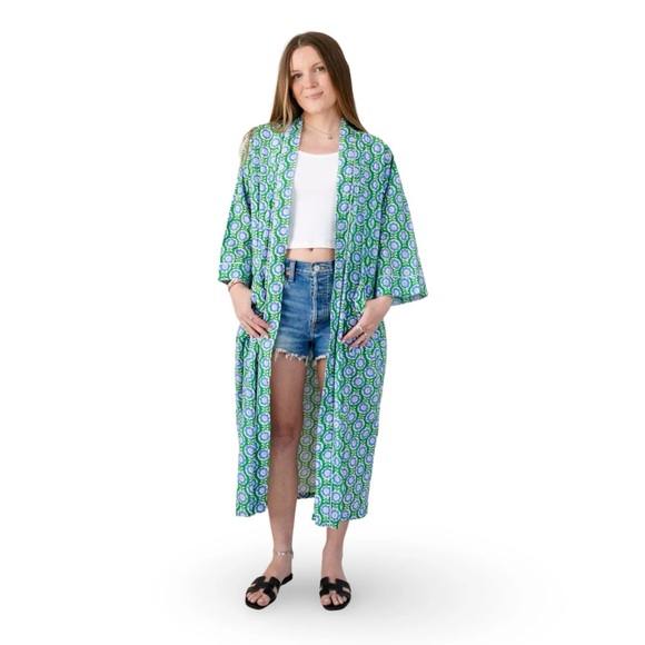 Sur La Vague Duster Robe NWT - Picture 1 of 6